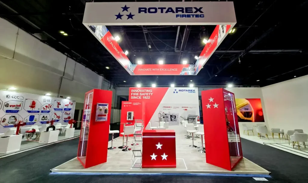 rotarex-firetec-red-exhibition-stand-fire-safety-displays