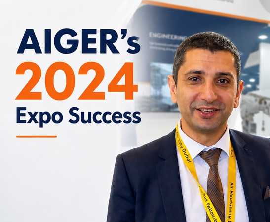 Aiger 2024 Expo Success Dubai exhibition stand